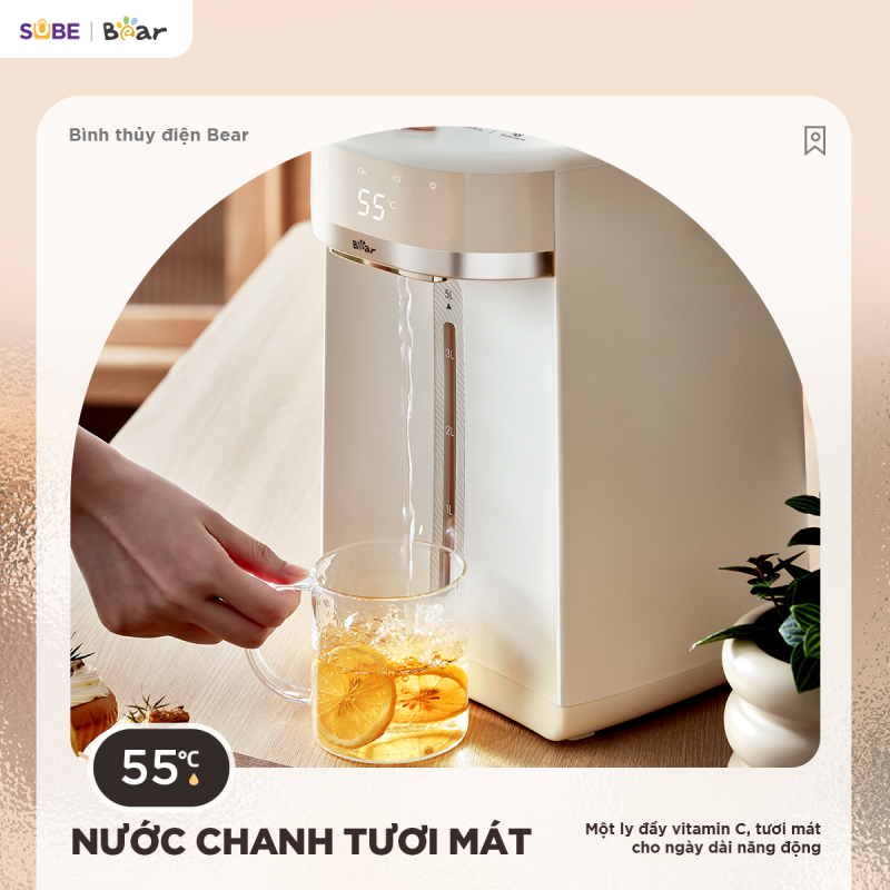 [SALE 20/10] Bình thuỷ điện Bear 5L EWB-5H50M54